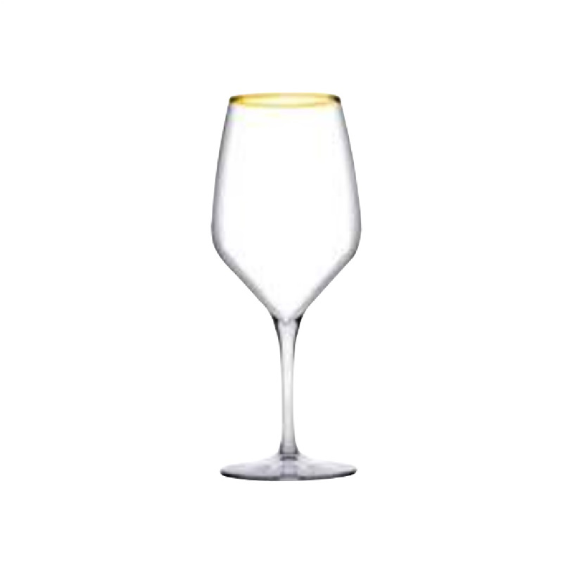 Ποτήρι Κρασιού Γυάλινο 580cc Golden Touch Napa SP440359G6GD Espiel