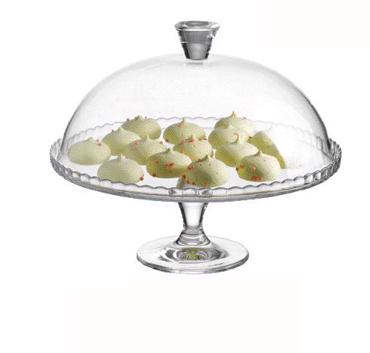 Τουρτιέρα Γυάλινη με Καπάκι και Πόδι Φ32x26cm SP95200G1 Espiel