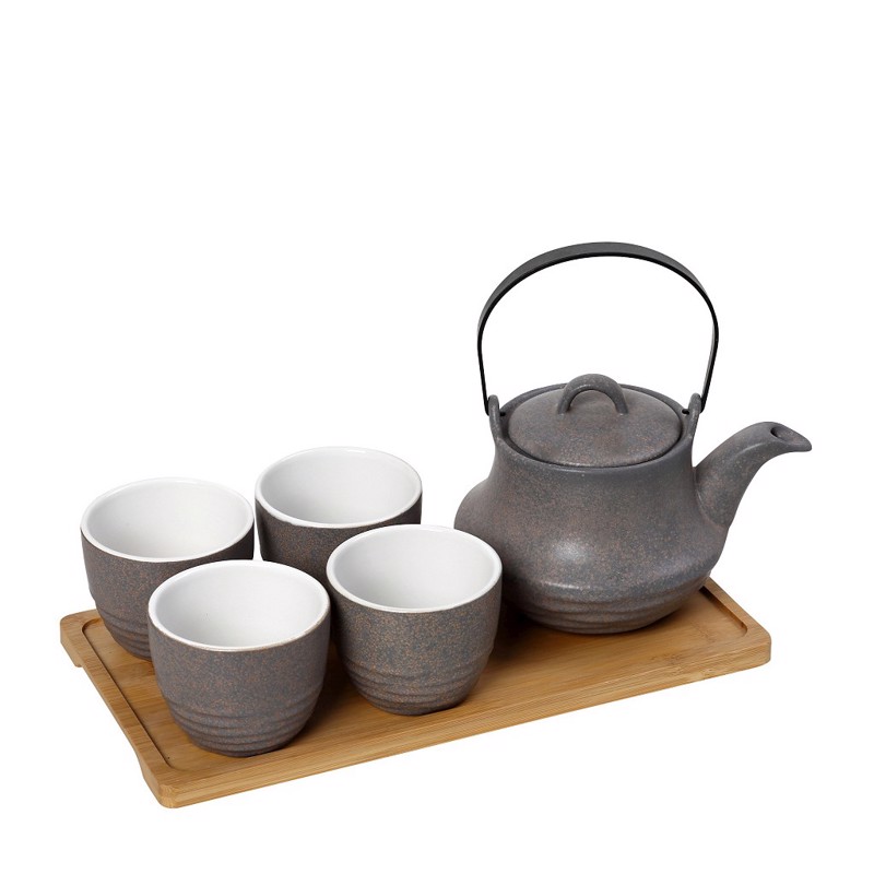 Υαλικά agiovlasitishome - ΣΗΜΑΝΤΙΚΟ: Σε περίπτωση διαφοράς τιμής από το κατάστημα ισχύει παντα και μόνο η τιμή του καταστήματος Ritual Σετ Τσαγιού με Σίτα 1X600/4X200ml με Δίσκο Μπαμπ