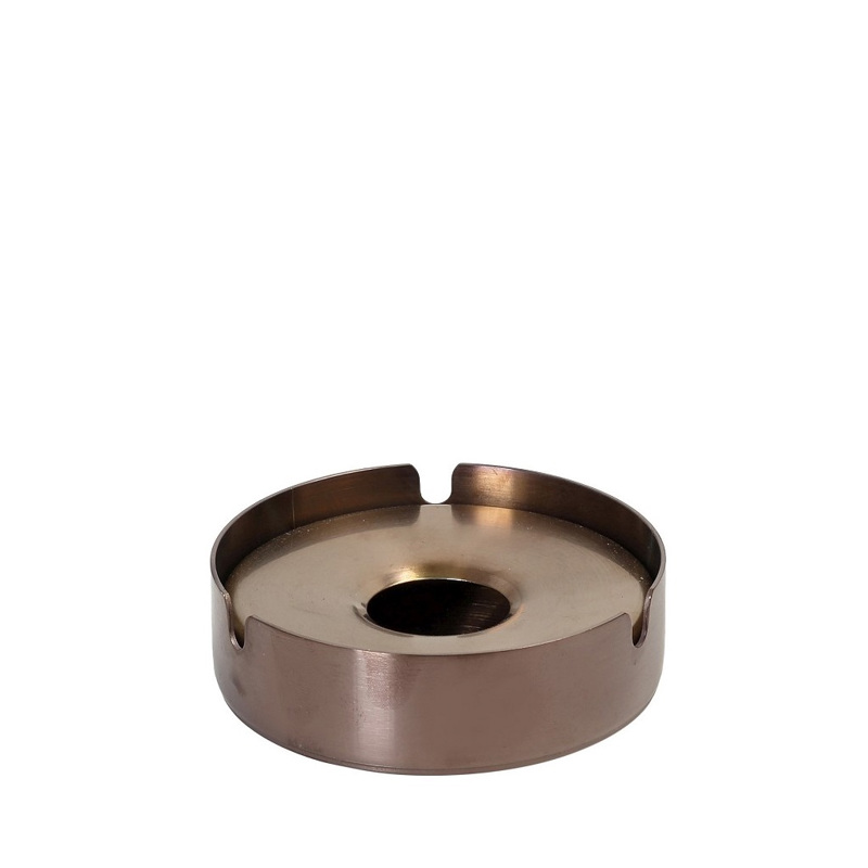 Espiel - ΣΗΜΑΝΤΙΚΟ: Σε περίπτωση διαφοράς τιμής από το κατάστημα ισχύει παντα και μόνο η τιμή του καταστήματος Ανοξείδωτο Σταχτοδοχείο Αντιανεμικό με Καπάκι 18/0 PVD