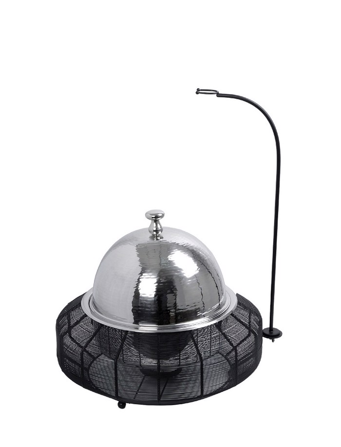 Chaffing Dish Anoxeidoto Atsali/Sidiros/Alouminio Mavro 6000ml F50x42cm TAF107 Espiel