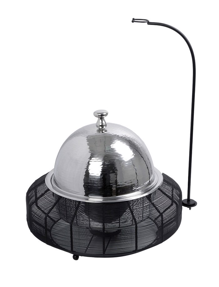 Chaffing Dish Anoxeidoto Atsali/Sidiros/Alouminio Mavro 8000ml F55x43cm TAF108 Espiel