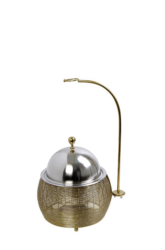 Chaffing Dish Anoxeidoto Atsali/Sidiros/Alouminio Xruso 1500ml F25x30cm TAF116 Espiel