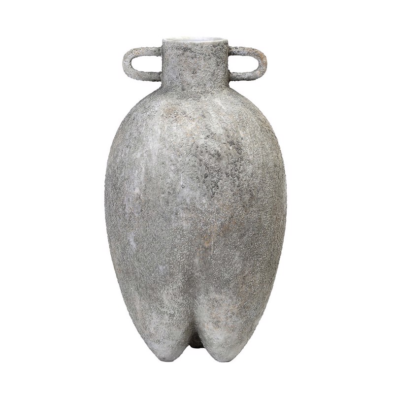 Βάζο Γκρι Κεραμικό Φ21.2x37cm TAS223 Espiel