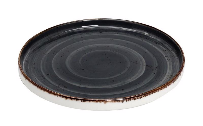 Υαλικά agiovlasitishome - ΣΗΜΑΝΤΙΚΟ: Σε περίπτωση διαφοράς τιμής από το κατάστημα ισχύει παντα και μόνο η τιμή του καταστήματος Πιάτο Ρηχό Πορσελάνης Σκούρο Γκρί Φ30x2cm TLG130K6 Espi