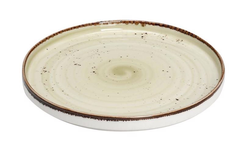 Πιάτο Ρηχό ''TERRA GREEN'' Πορσελάνης Πράσινο Nordic/St