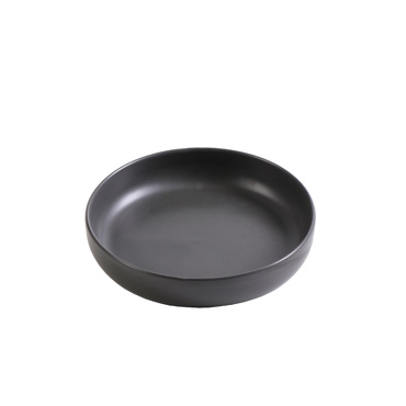 Πιάτο Βαθύ Ζυμαρικών ''TERRA MAT'' Πορσελάνης Μαύρο Φ20x4.5cm TLM140K6 Espiel