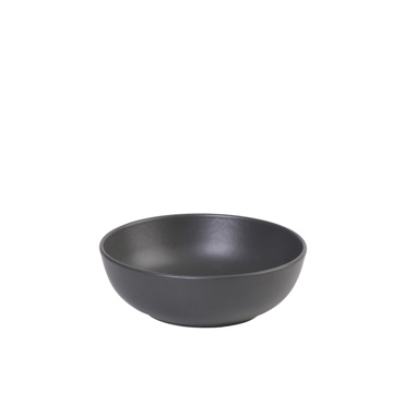 Μπωλ Σερβιρίσματος ''TERRA MATT'' Πορσελάνης Μαύρο Φ19x6cm TLM151K6 Espiel