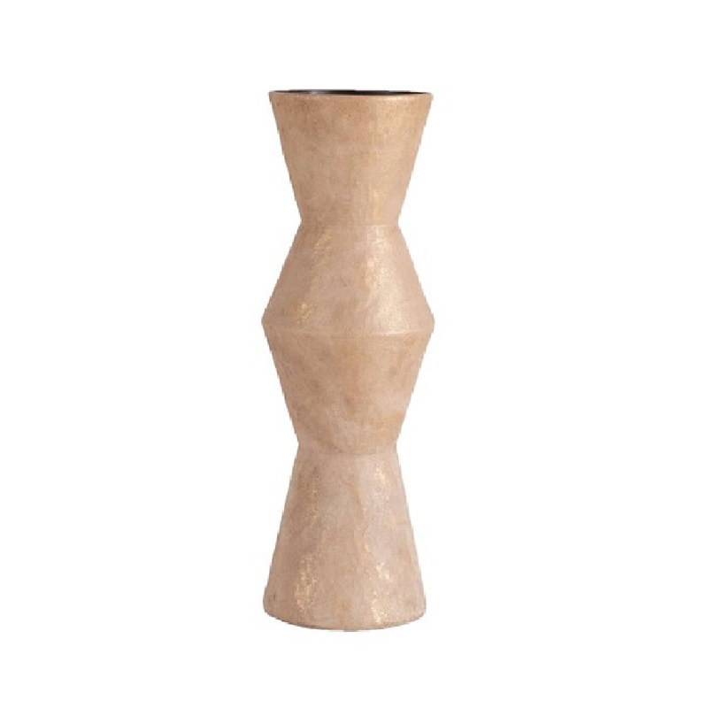 Espiel - ΣΗΜΑΝΤΙΚΟ: Σε περίπτωση διαφοράς τιμής από το κατάστημα ισχύει παντα και μόνο η τιμή του καταστήματος Βάζο Κεραμικό Χρυσό Φ21x60.5cm TOF124 Espiel