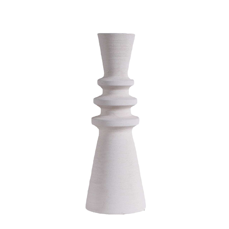 Βάζο Κεραμικό Λευκό Φ17.8x52.8cm TOF308 Espiel