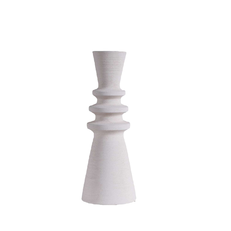 Βάζο Κεραμικό Λευκό Φ14.3x38.3cm TOF309 Espiel