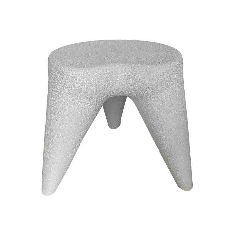 Μικροέπιπλα agiovlasitishome - ΣΗΜΑΝΤΙΚΟ: Σε περίπτωση διαφοράς τιμής από το κατάστημα ισχύει παντα και μόνο η τιμή του καταστήματος Σκαμπώ Resin Λευκό Φ50x43cm VOS112 Espiel