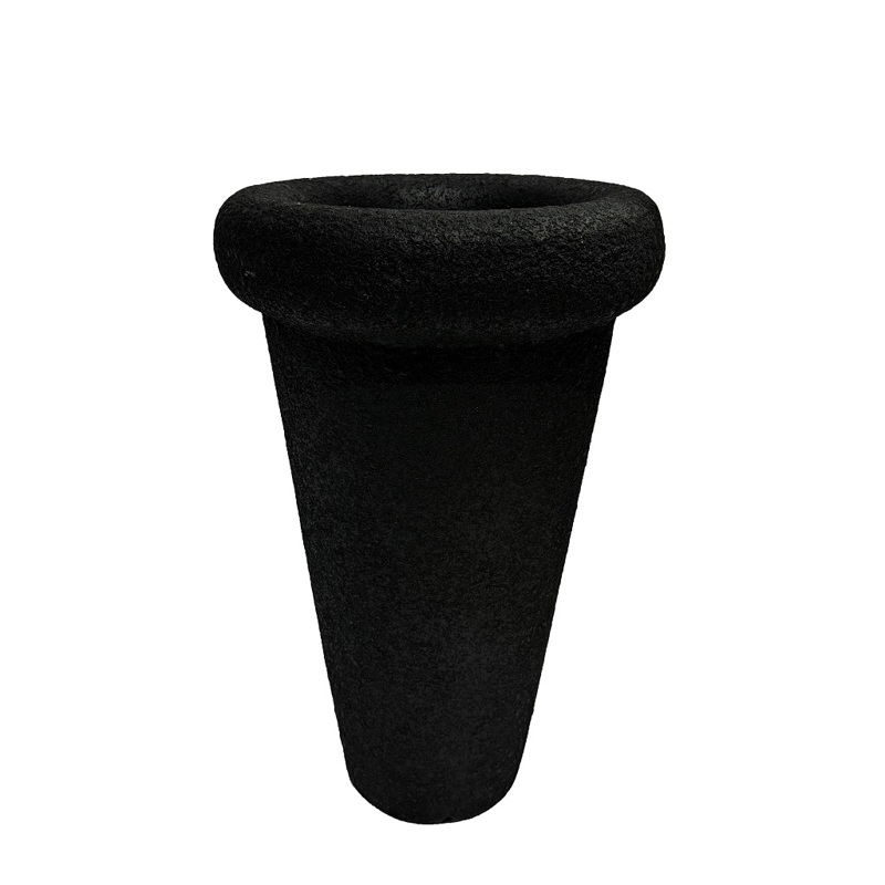 Γλάστρες - Ζαρντινιέρες agiovlasitishome - ΣΗΜΑΝΤΙΚΟ: Σε περίπτωση διαφοράς τιμής από το κατάστημα ισχύει παντα και μόνο η τιμή του καταστήματος Κασπώ Resin Μαύρο S Φ39x64.5cm VOS139 Espiel