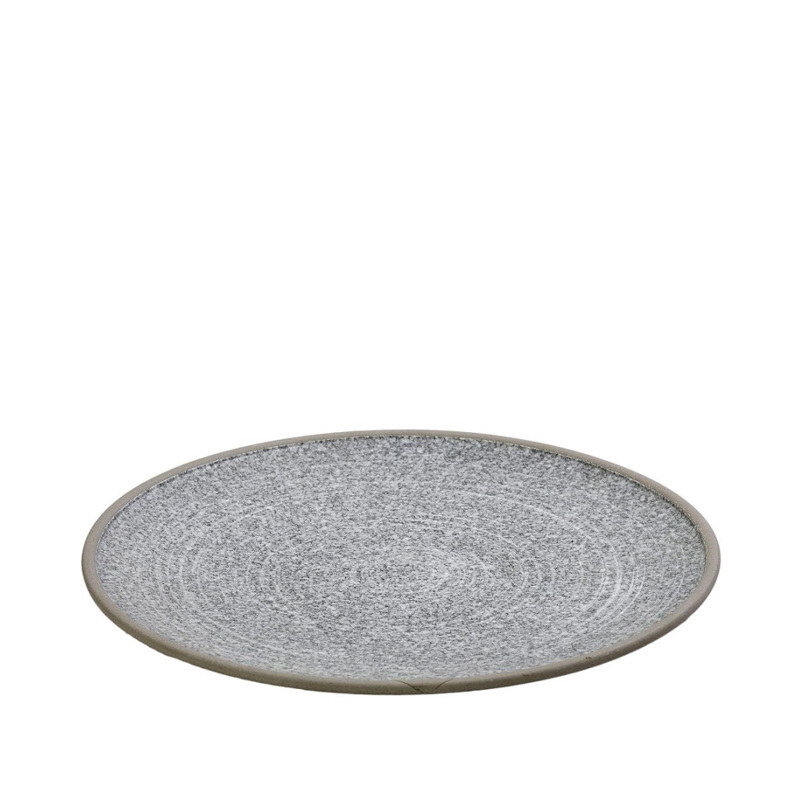 Πιάτο Ρηχό ''CORSICA'' Stoneware Γκρι Φ26.3x2cm VRA102K