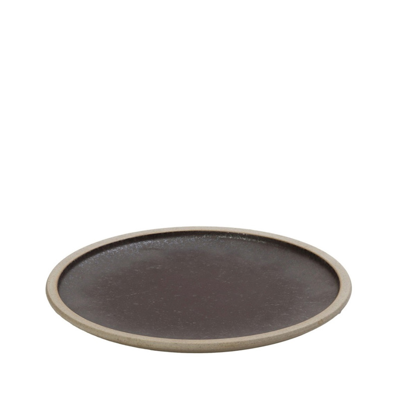 Espiel - ΣΗΜΑΝΤΙΚΟ: Σε περίπτωση διαφοράς τιμής από το κατάστημα ισχύει παντα και μόνο η τιμή του καταστήματος Πιάτο Ρηχό ''KARMA'' Πορσελάνης Καφέ Φ26.2x2cm VRA108K4