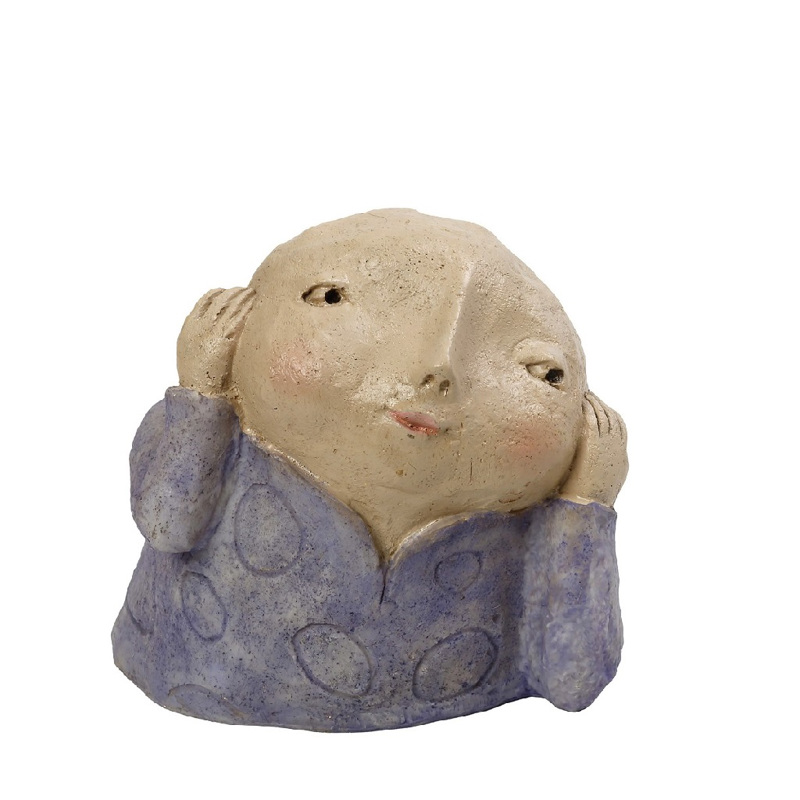 Espiel Αντρική Φιγούρα Πολυρεζ. Γκρι 13.2εκ ZAX202