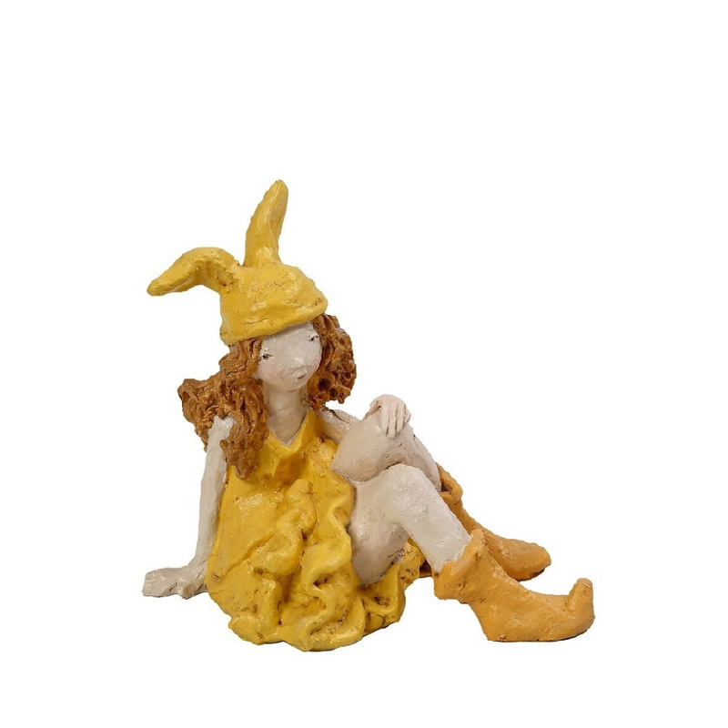 Espiel Κοριτσάκι Πολυρεζ. Κίτρινο 17εκ ZAX205