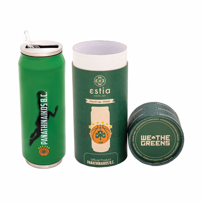 Estia Thermos Coffee Cup 500ml Panathinaikos B.C. 00-12335