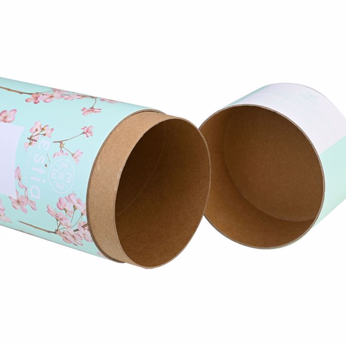 ESTIA Θερμός Inox Travel Mug Save the Aegean 500ml Blossom Green 01-20422 ESTIA Thermos Inox Travel Mug Save the Aegean 500ml Blossom Green 01-20422