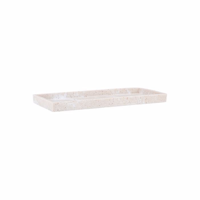 Estia Diskos Baniou TRAVERTINE Lefkos 28x12x2cm 02-34023