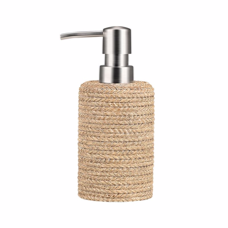 Estia Αντλία Σαπουνιού NAUTICA Ρητίνης Μπεζ Φ7.5x17cm 0