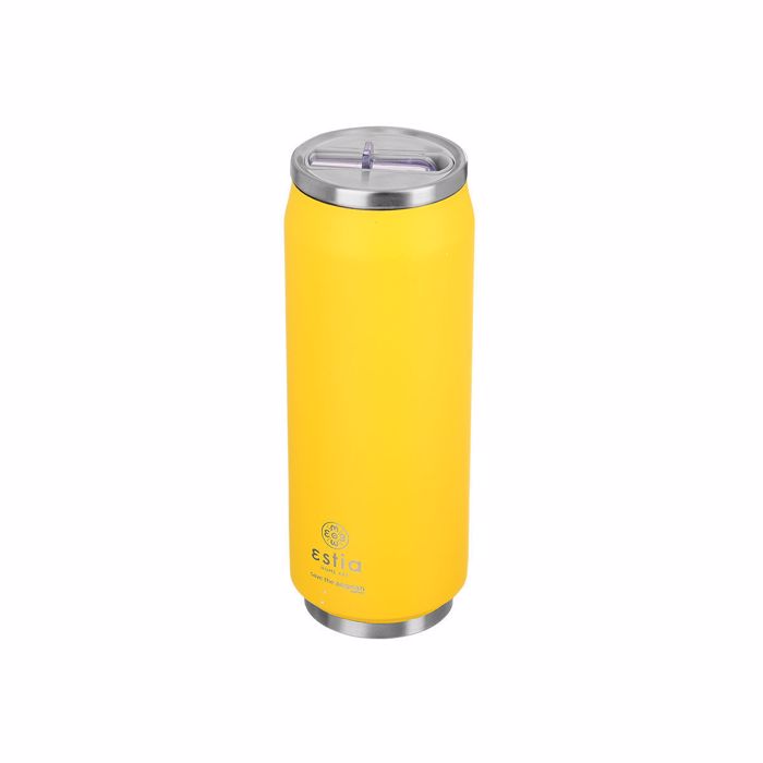 Estia Thermos Coffee Cup Save The Aegean 500ml Pineapple Yellow 01-10324