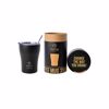 Estia Thermos Coffee Mug ''Save the Aegean'' 350ml Midnight Black 01-12083