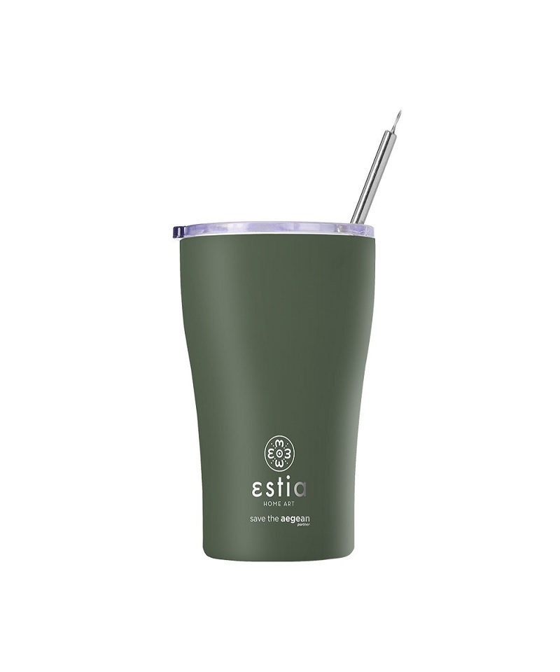 Estia Θερμός Coffee Mug ''Save the Aegean'' 350ml Forest Spirit 01-13813