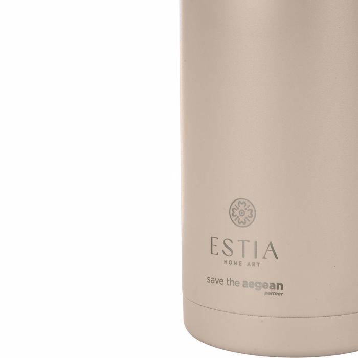 Estia Thermos Lift Bottle SAVE THE AEGEAN 1.8lt DUNE 12.6x11x30.3cm 01-41434