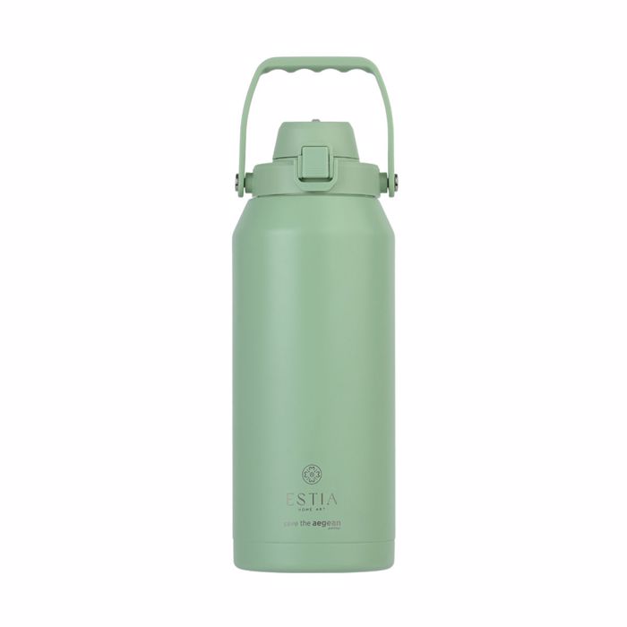Estia Thermos Lift Bottle SAVE THE AEGEAN 1.8lt PINE 12.6x11x30.3cm 01-41441