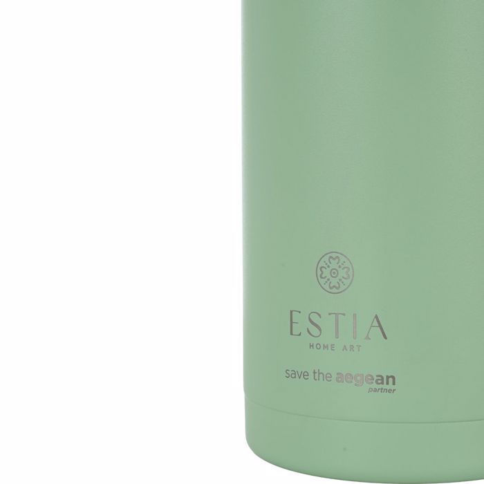 Estia Thermos Lift Bottle SAVE THE AEGEAN 1.8lt PINE 12.6x11x30.3cm 01-41441