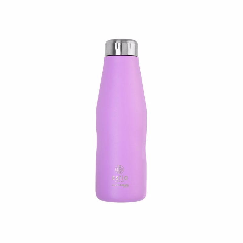 Θερμός-Μπουκάλι Ανοξείδωτο Lavender Purple Flask Save The Aegean Estia 500ml-7x7x22,3εκ. 01-7805 Υλικό