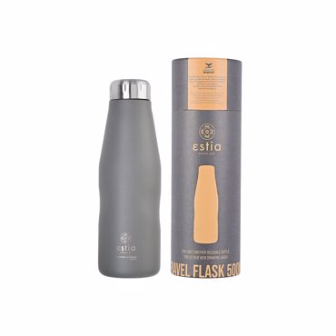Estia Θερμός Travel Flask 500ml ''Save the Aegean'' Fjord Grey 01-8550