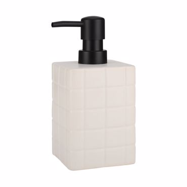 Estia Αντλία Σαπουνιού TILES Κεραμική Λευκή 450ml 7.5x7.5x15cm 02-27728 Estia Αντλία Σαπουνιού TILES Κεραμική Λευκή 450ml 7.5x7.5x15cm 02-27728