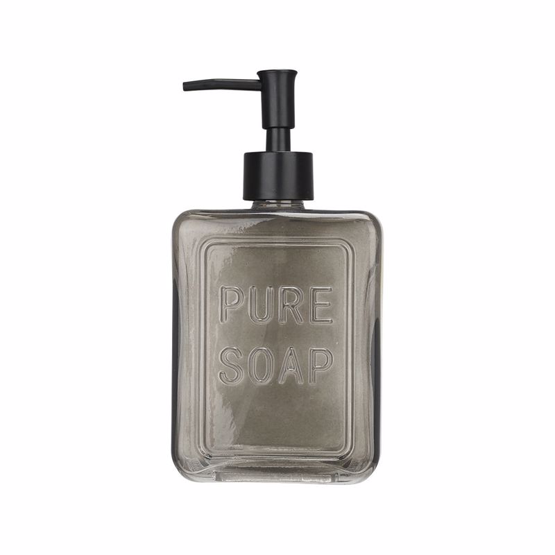 Estia Αντλία Σαπουνιού PURE SOAP Γυάλινη Γκρι 520ml 9.5