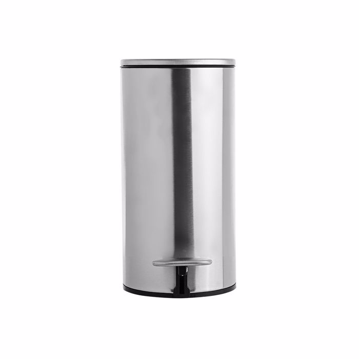 ESTIA Χαρτοδοχείο Soft Close inox slim Ματ 5lt 02-5542 ESTIA Xartodoxeio Soft Close inox slim Mat 5lt 02-5542