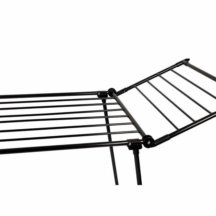 Estia Απλώστρα Δαπέδου ''Neo Black'' Μεταλλική 175x107x60cm Πτυσσόμενη 04-14223 Estia Aplostra Dapedou ''Neo Black'' Metalliki 175x107x60cm Ptussomeni 04-14223
