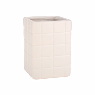 Estia Ποτηράκι Μπάνιου TILES Κεραμικό Λευκό 7.5x7.5x11cm 02-27735 Estia Ποτηράκι Μπάνιου TILES Κεραμικό Λευκό 7.5x7.5x11cm 02-27735