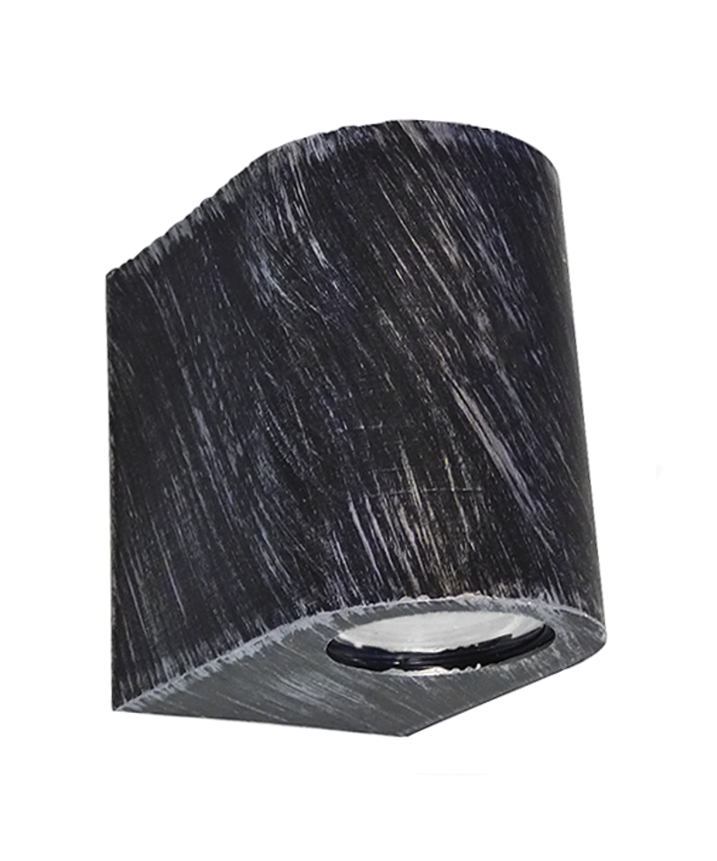 Heronia Σπότ Εξωτερικού Χώρου Πλαστικό C-03 Ασημί GU10 LED 8Χ10,5Χ10,5cm 15-0194