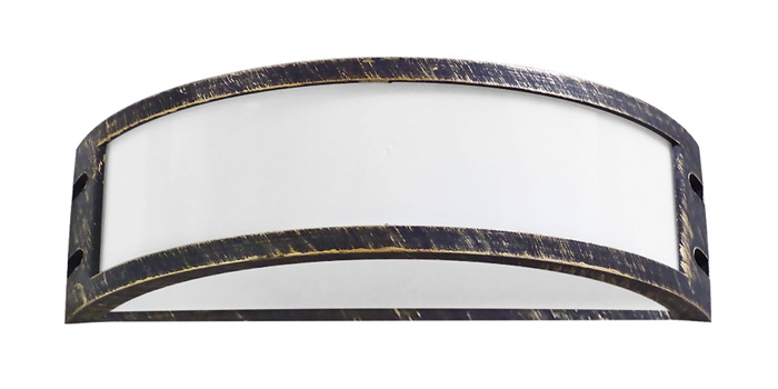 Heronia Aplika Toixou Exoterikou Xorou Plastiko Xelona SLP-20A Bronze E27 7,5X27X10,5cm 13-0077