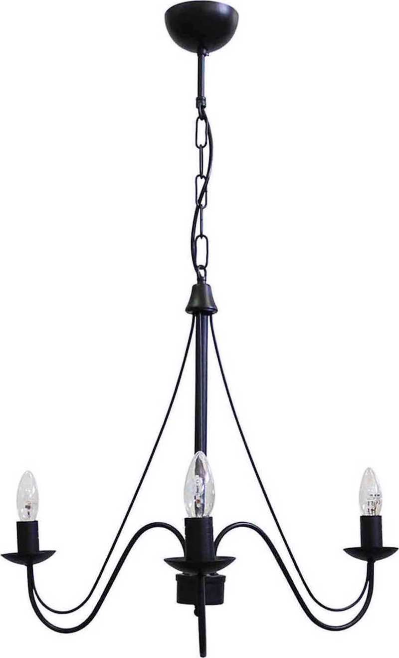 Heronia Lighting - ΣΗΜΑΝΤΙΚΟ: Σε περίπτωση διαφοράς τιμής από το κατάστημα ισχύει παντα και μόνο η τιμή του καταστήματος Heronia 3Φωτο Φωτιστικό Οροφής Μέταλλο S-11 Μαύρο Ε14 5