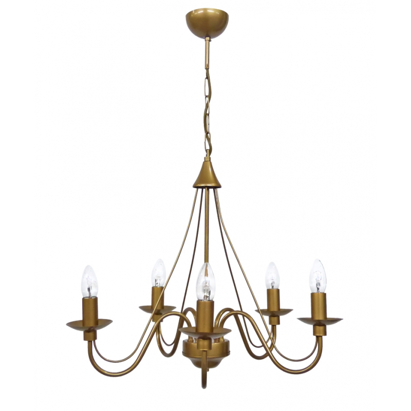 Heronia Lighting - ΣΗΜΑΝΤΙΚΟ: Σε περίπτωση διαφοράς τιμής από το κατάστημα ισχύει παντα και μόνο η τιμή του καταστήματος Heronia Κρεμαστό Φωτιστικό Οροφής S-11 5/L Πεντάφωτο Με