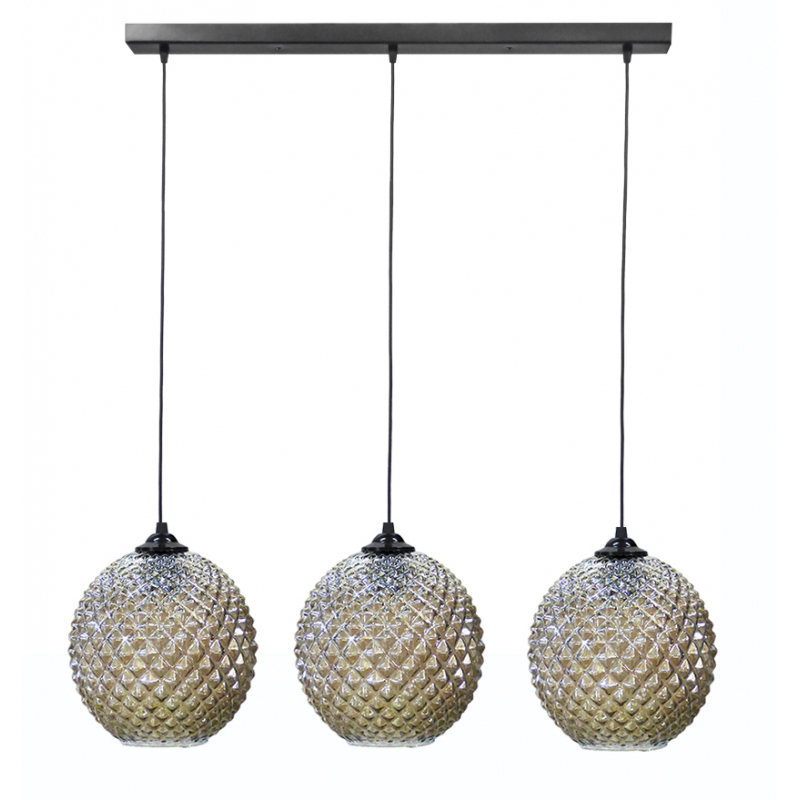 Heronia Lighting - ΣΗΜΑΝΤΙΚΟ: Σε περίπτωση διαφοράς τιμής από το κατάστημα ισχύει παντα και μόνο η τιμή του καταστήματος Heronia Κρεμαστό Φωτιστικό Οροφής GL-5010 RAGA Τρίφωτο