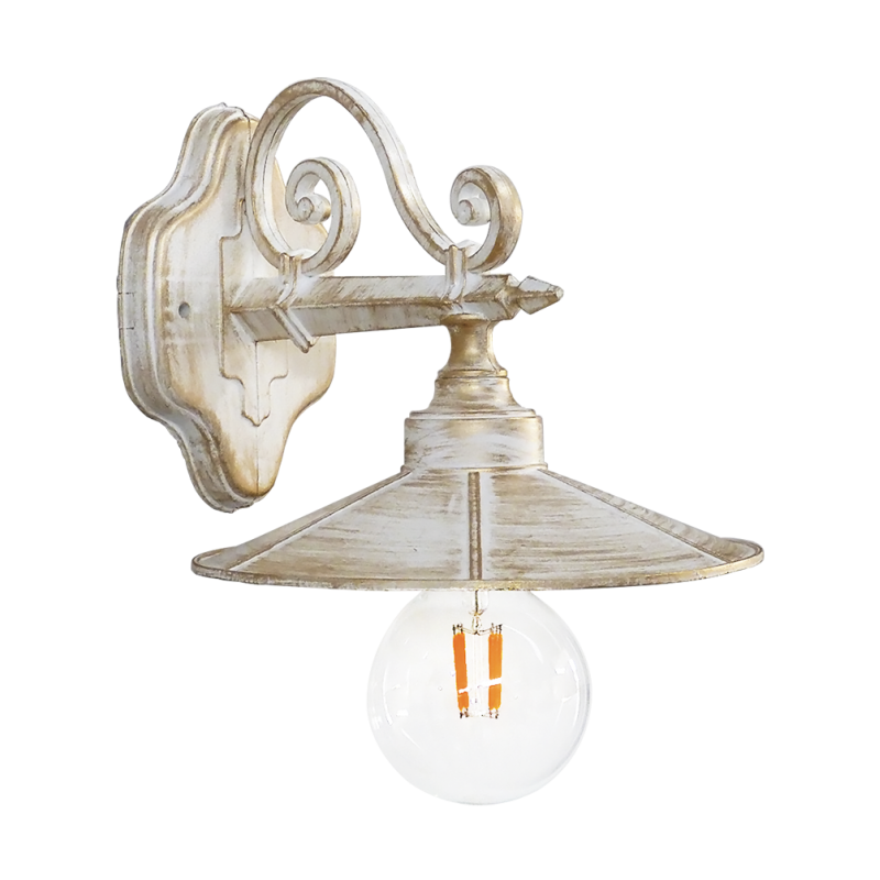 Heronia Απλίκα Τοίχου LP-150ΑK Μονόφωτη Πλαστική Λευκή/