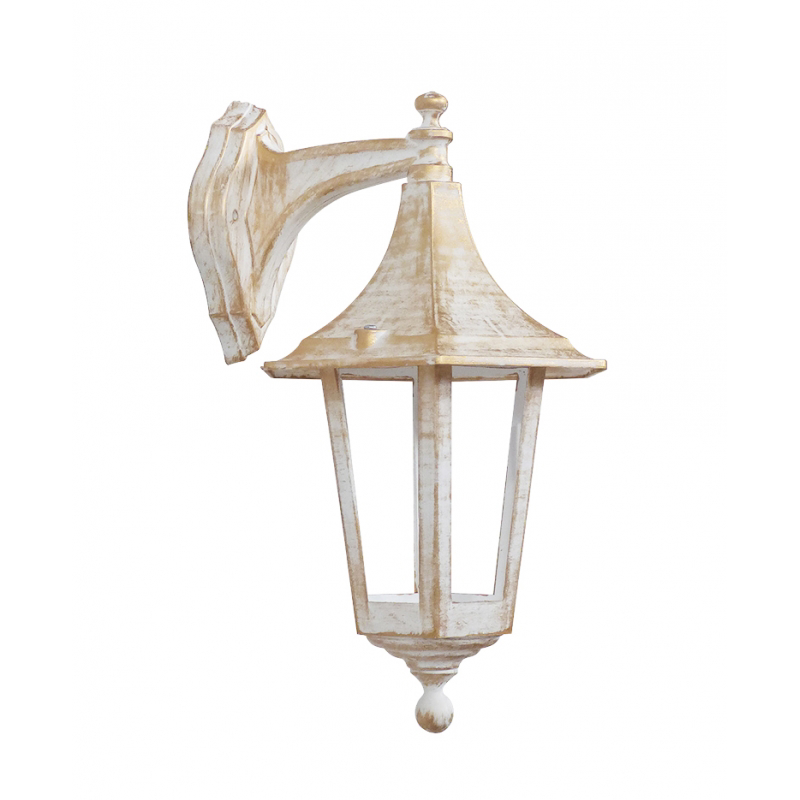 Heronia Απλίκα Τοίχου LP-401ΑΝ Μονόφωτη Πλαστική Λευκή 