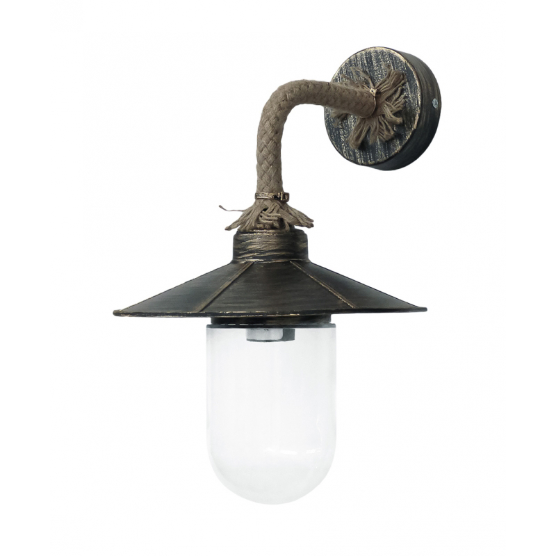 Heronia Lighting - ΣΗΜΑΝΤΙΚΟ: Σε περίπτωση διαφοράς τιμής από το κατάστημα ισχύει παντα και μόνο η τιμή του καταστήματος Heronia Απλίκα Εξωτερικού Χώρου Πλαστική/Μεταλλική Μπρο