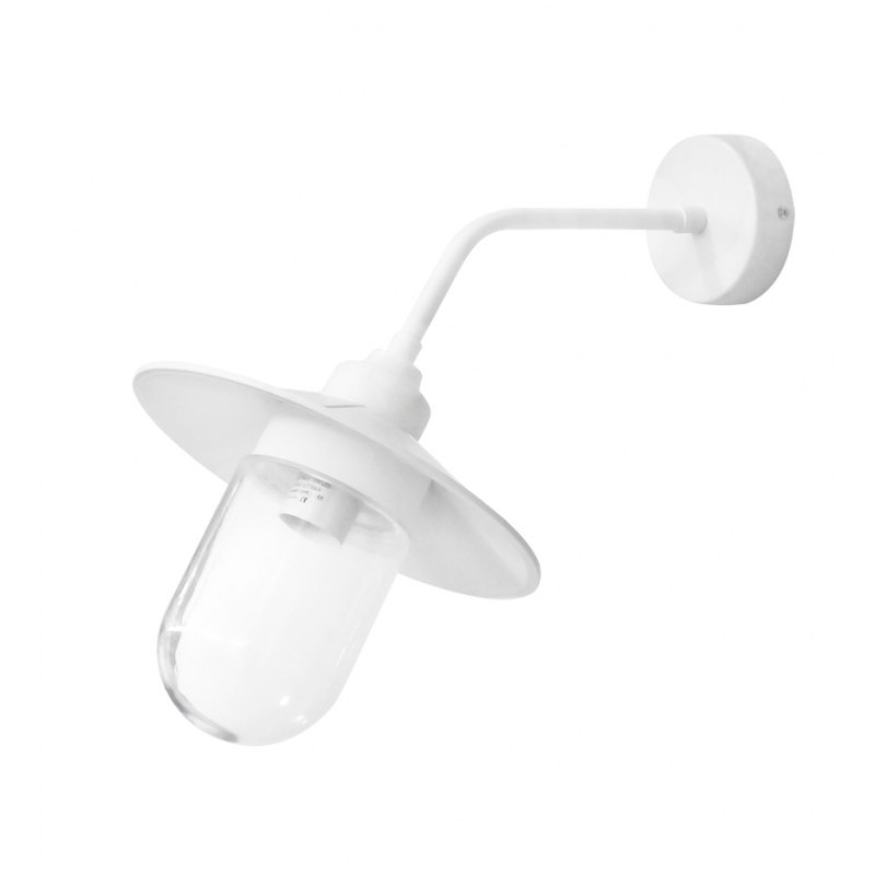 Heronia Απλίκα Εξωτερικού Χώρου Πλαστική/Μεταλλική Λευκ