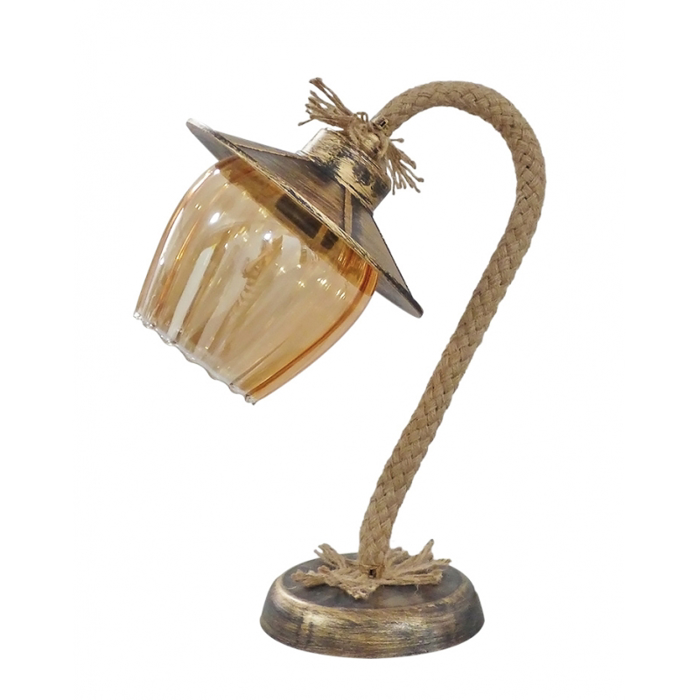 Heronia Portatif SP-150/98PR Monofoto Plastiko/Sxoini/Gyalino Bronze/Meli 26x18.5x34.5cm E27 09-0093