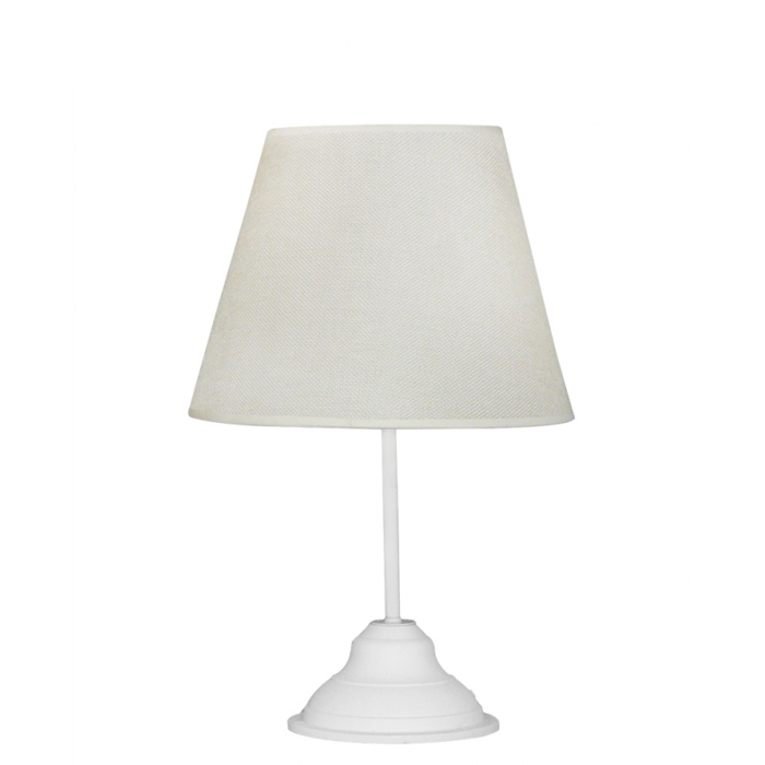 Heronia Portatif TL-04 Monofoto Plastiko/Metalliko Lefko Ampazour F25x40cm E27 09-0103