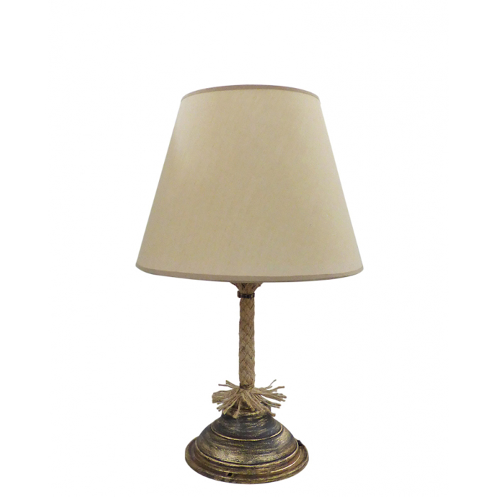 Heronia Portatif TL-04 Monofoto Plastiko/Sxoini Bronze/Mpez Ampazour F25x40cm E27 09-0106